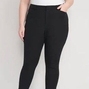 Old Navy Curvy High-Waisted Pixie Skinny Ankle Pants in Black size 16P